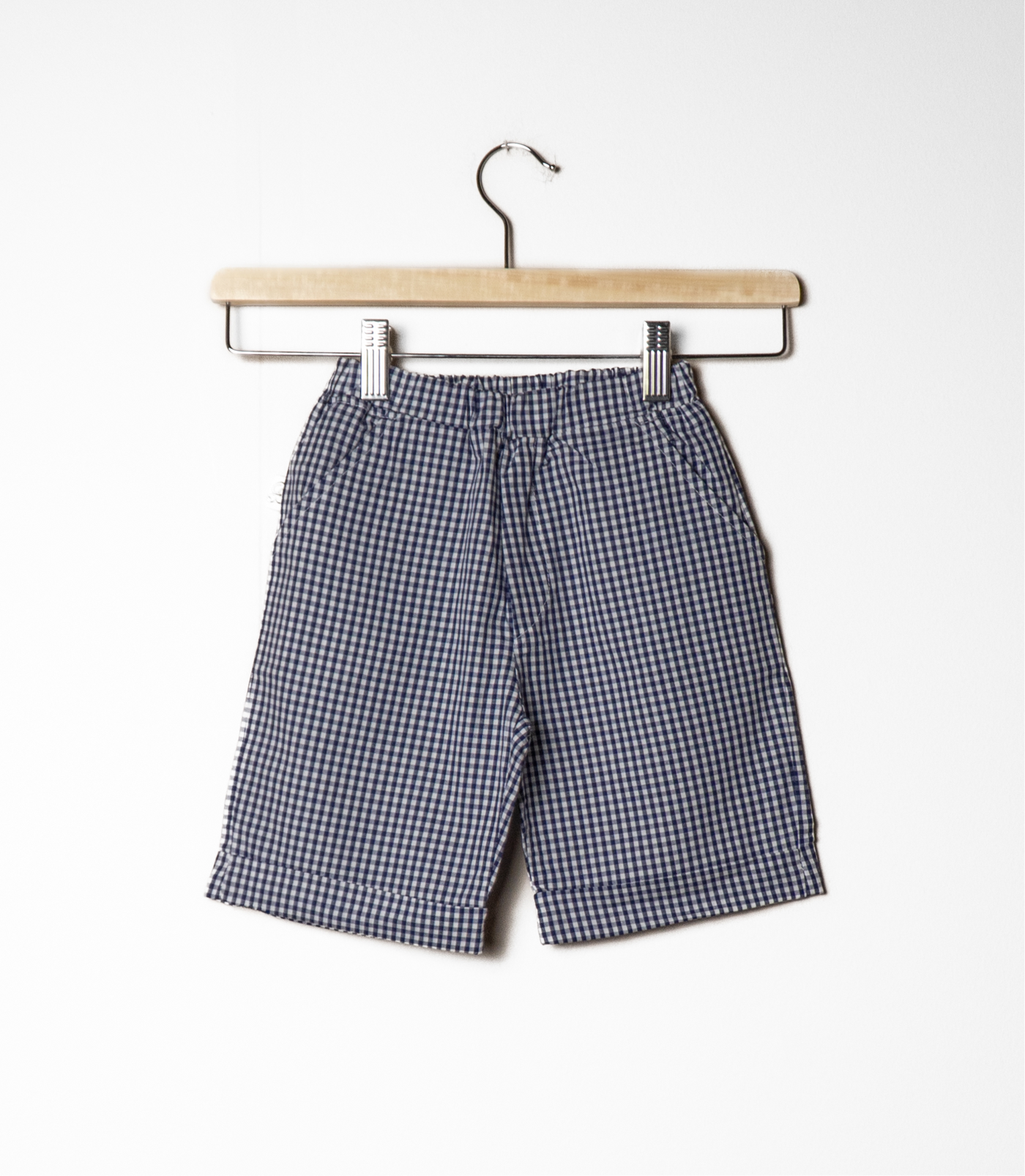 Bermuda BRUNO vichy blu