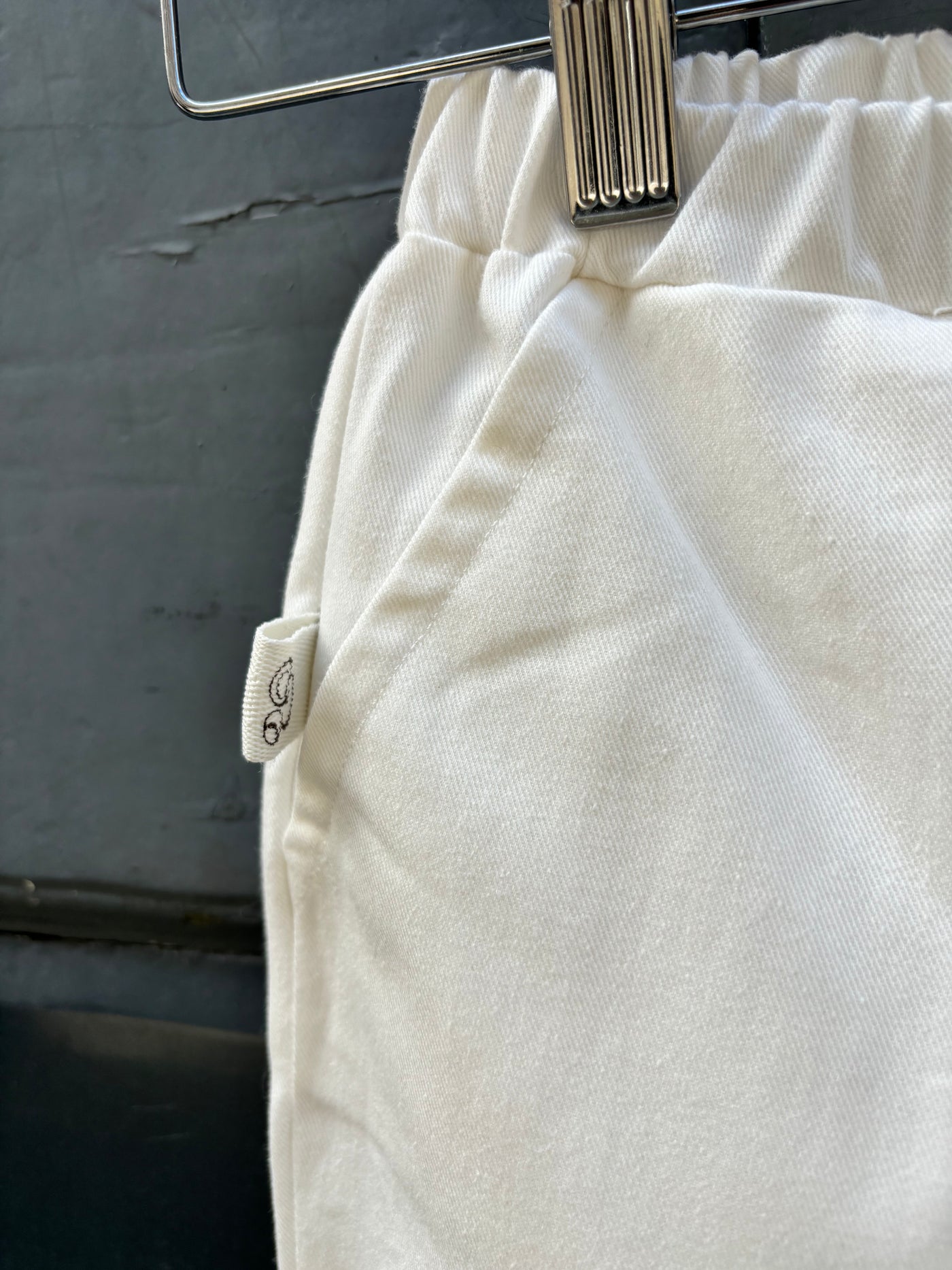 MILANO Pantalone bianco drill di cotone