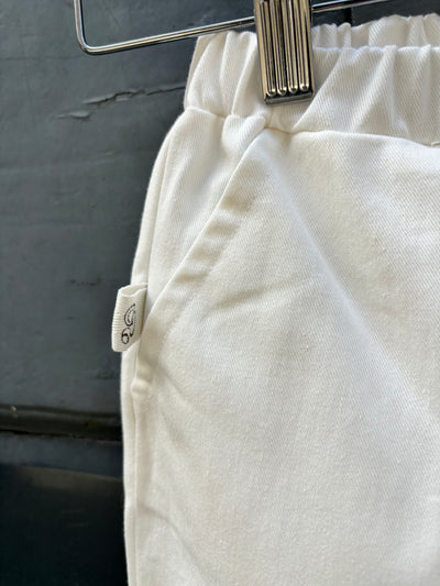 MILANO Pantalone bianco drill di cotone
