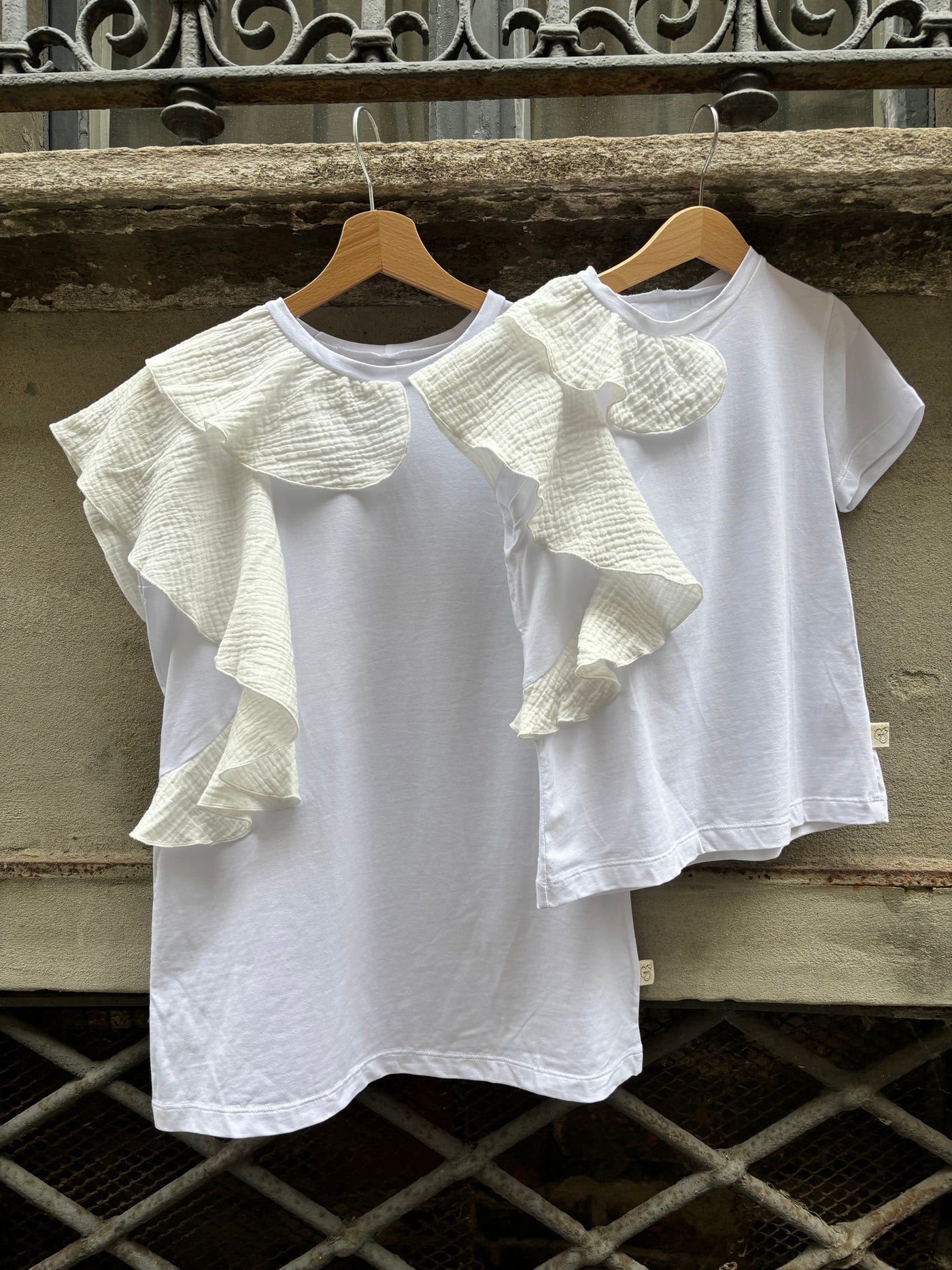 T-shirt PETALO bianca