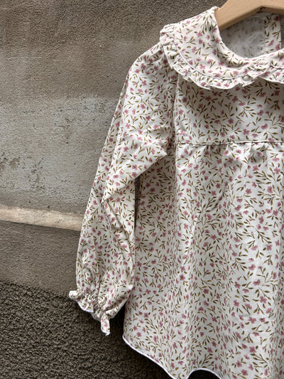 Camiciola MIKELA fiori rosa