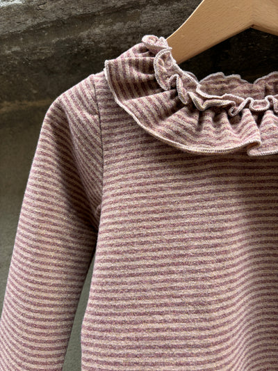 ELOISA righe prugna lurex