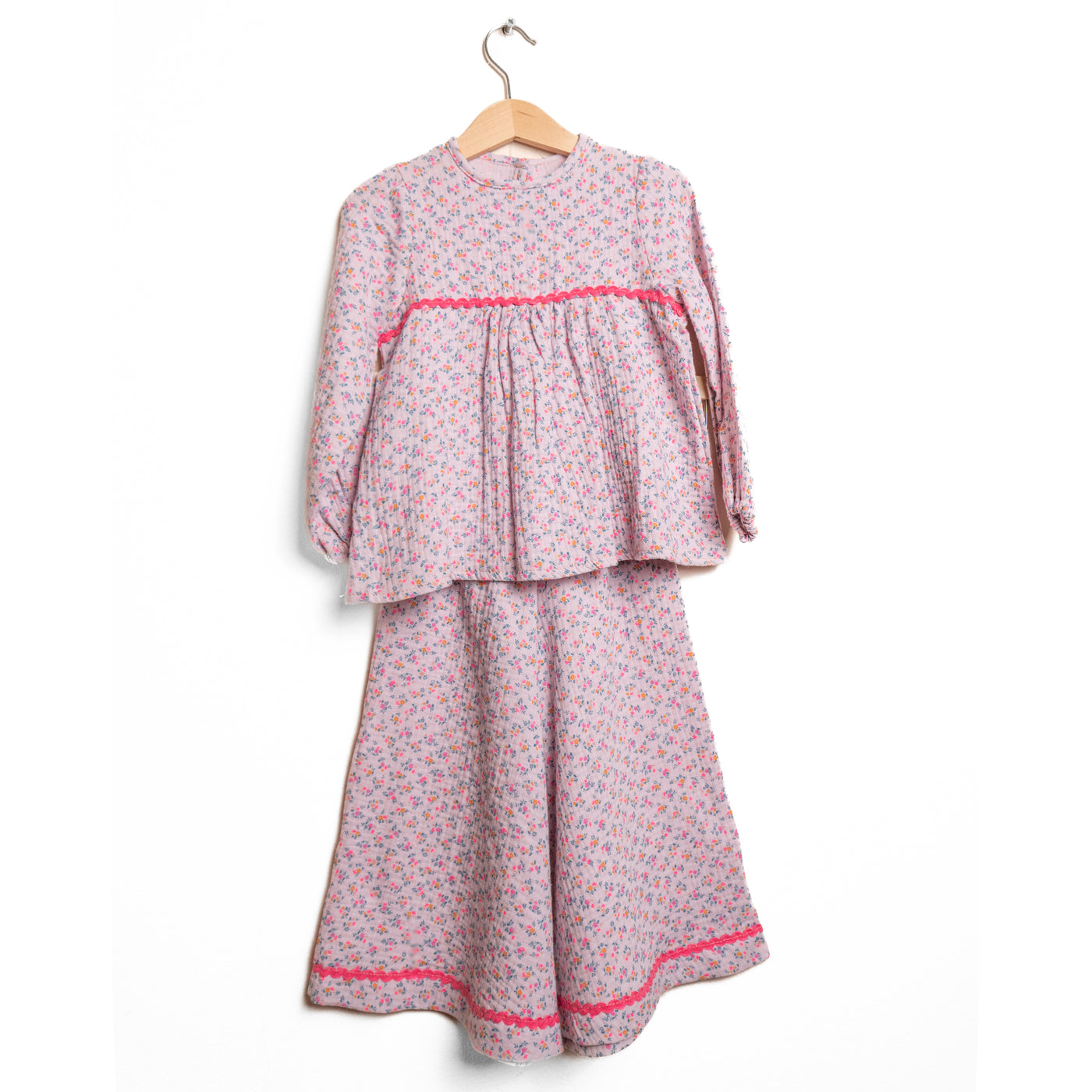 REBECCA XL mussola fiori fluo