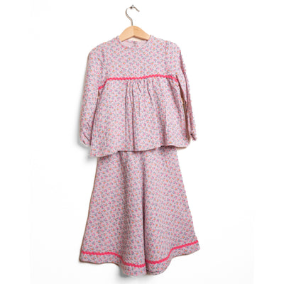 REBECCA XL mussola fiori fluo