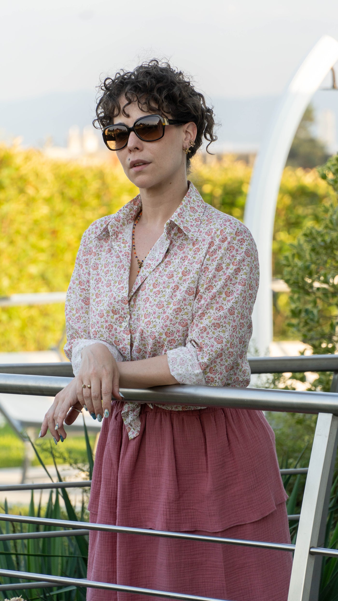 Camicetta donna LAURA toni del rosa