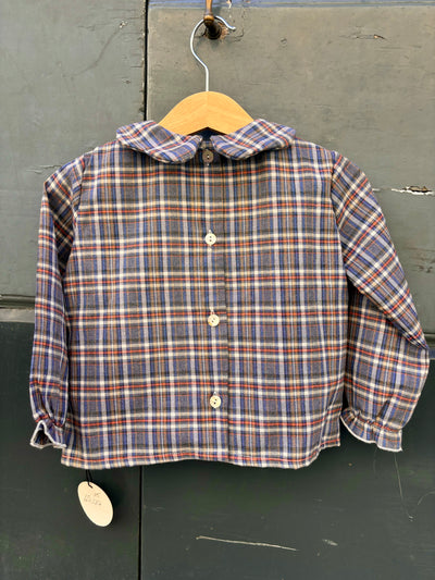 TEA camicetta tartan Stewart coccio jeans