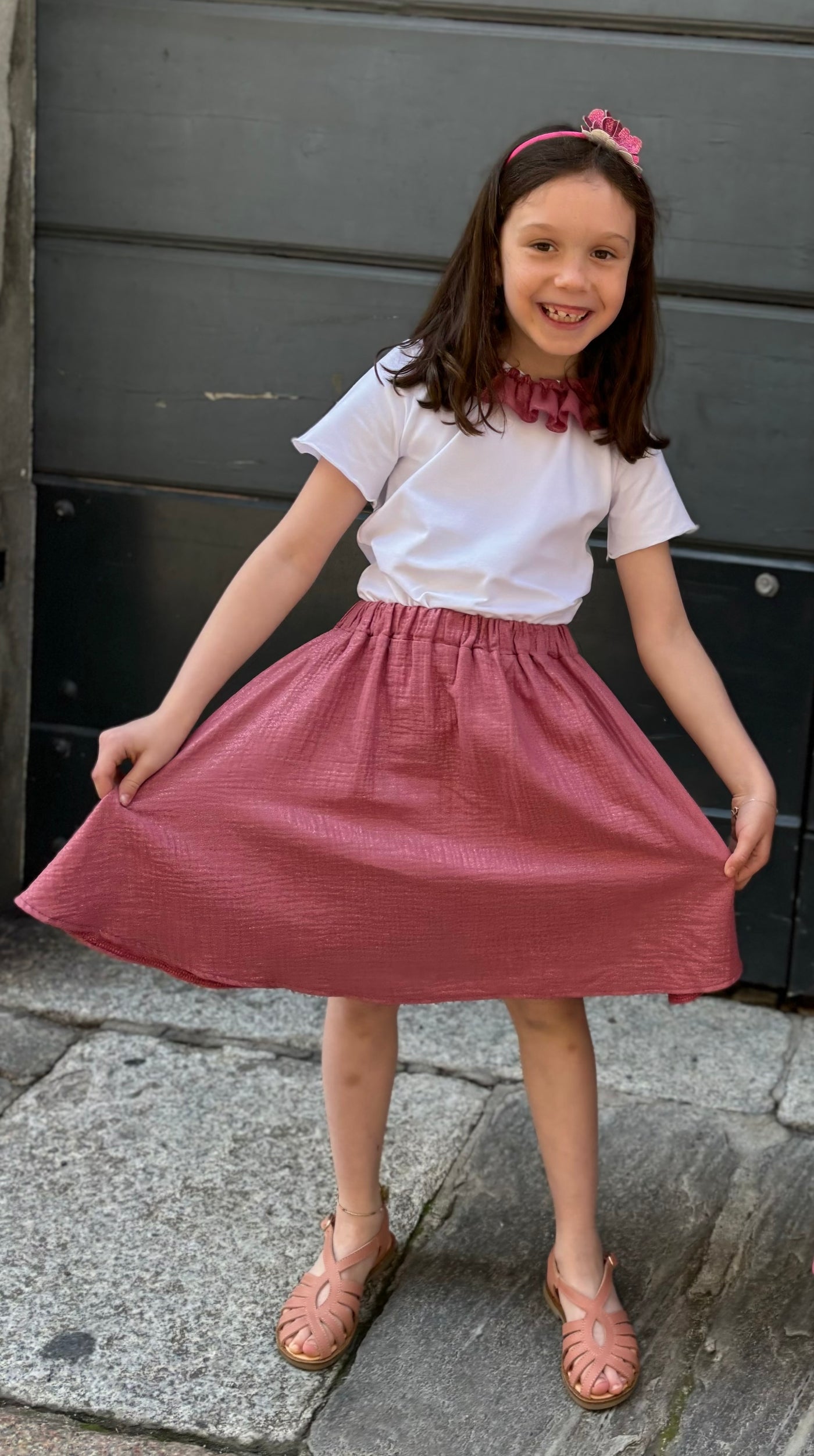 Completo MUSSOLA malva lurex