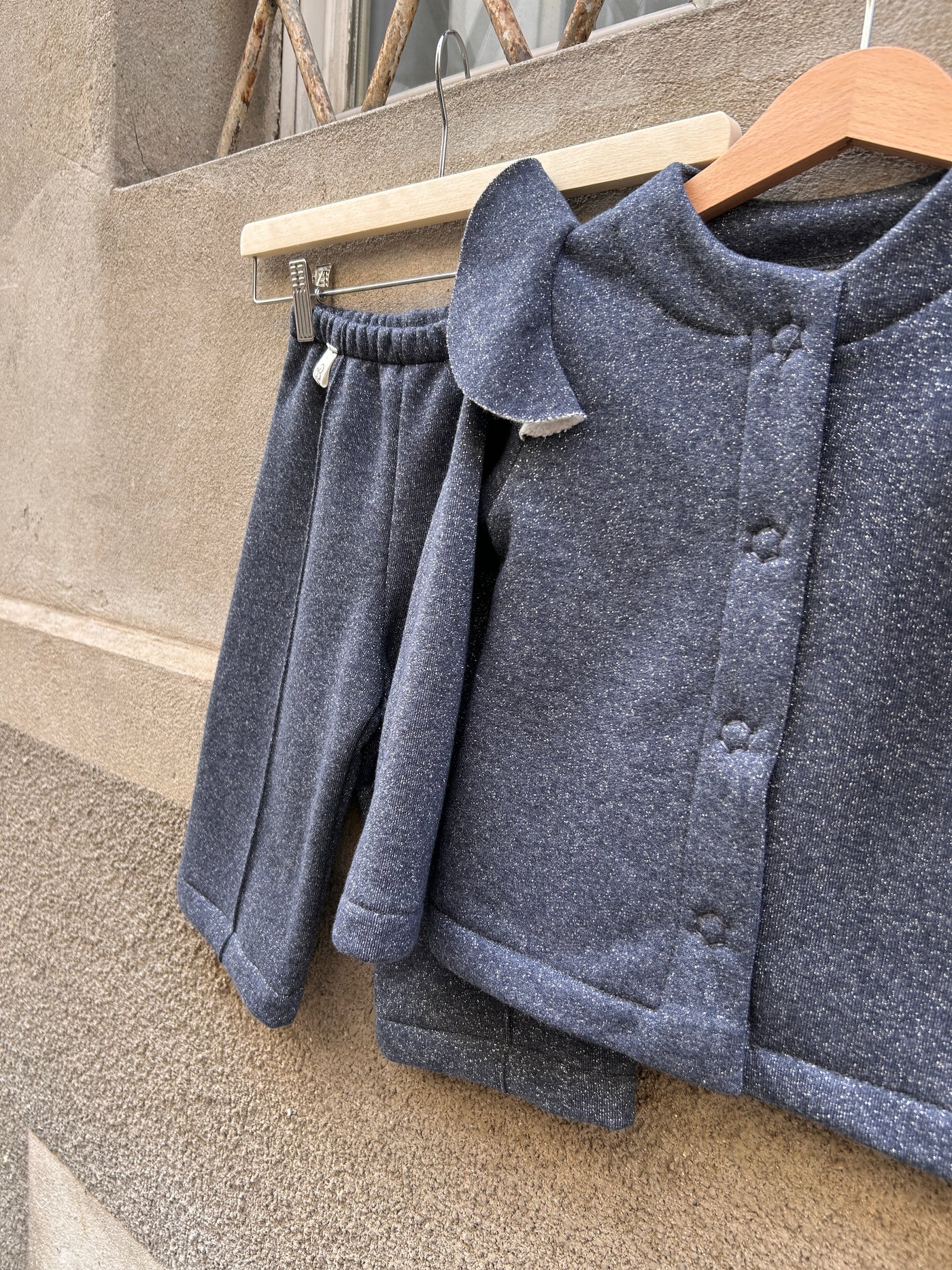 Giacca OFELIA blu lurex