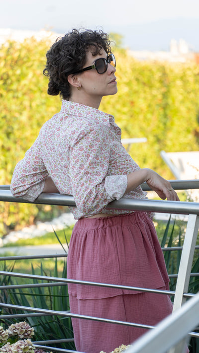 Camicetta donna LAURA toni del rosa