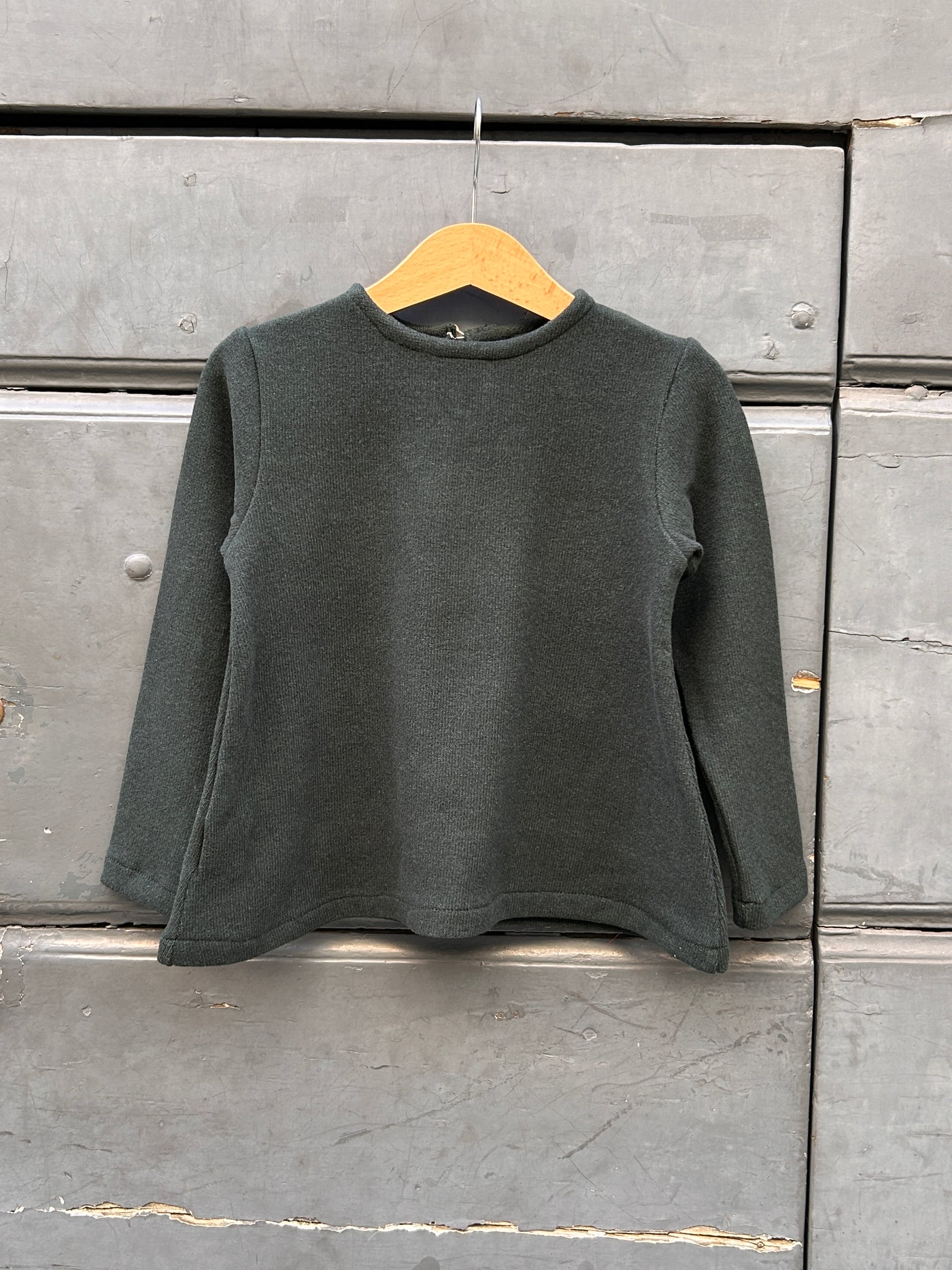 Felpa RUOTA caldo cotone verde