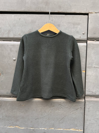 Felpa RUOTA caldo cotone verde