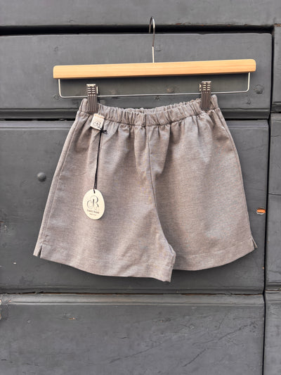 Bermuda ARIANNA cotone grigio perla