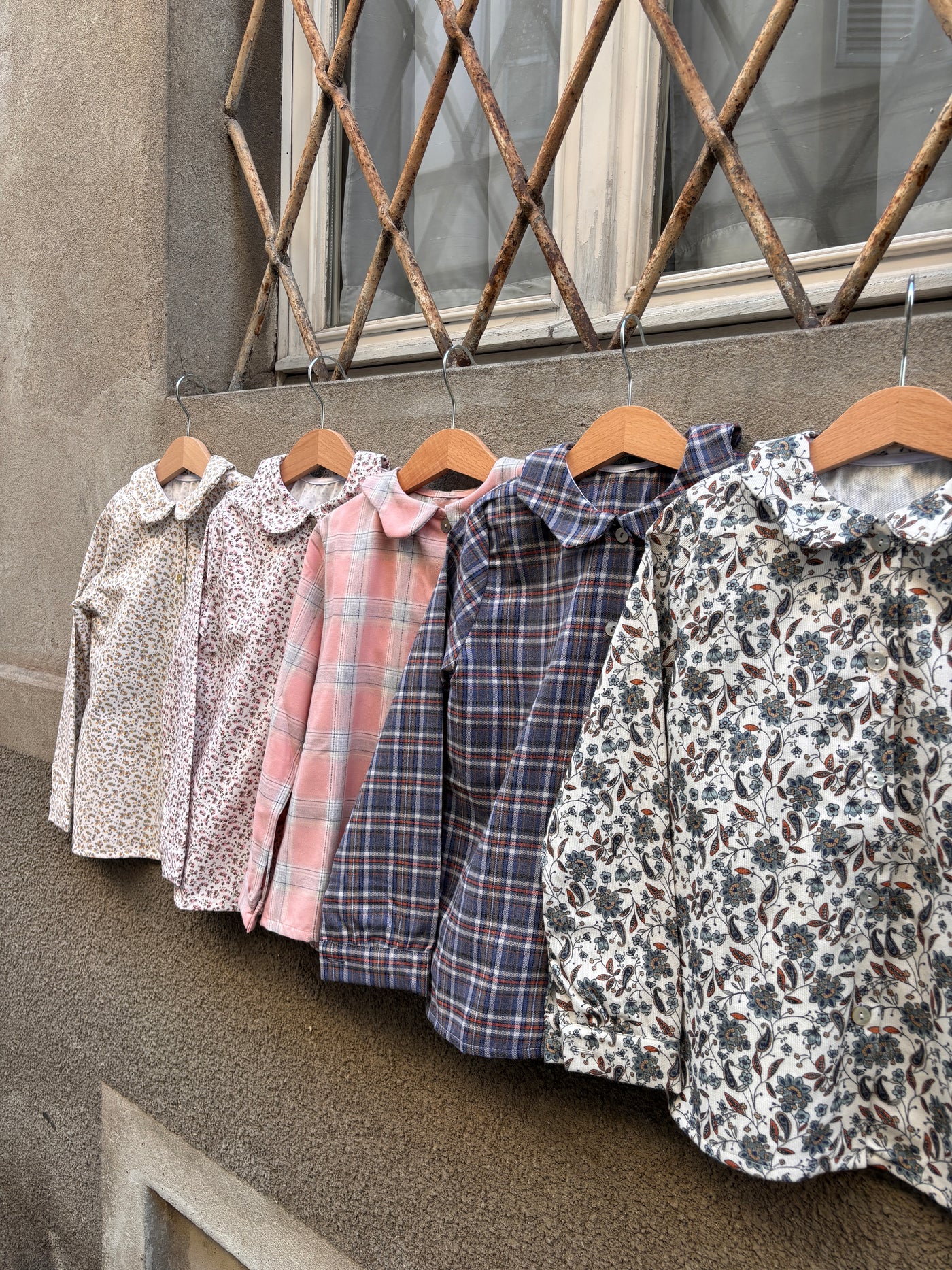 Camiciola TITTA PETALO tartan rosa