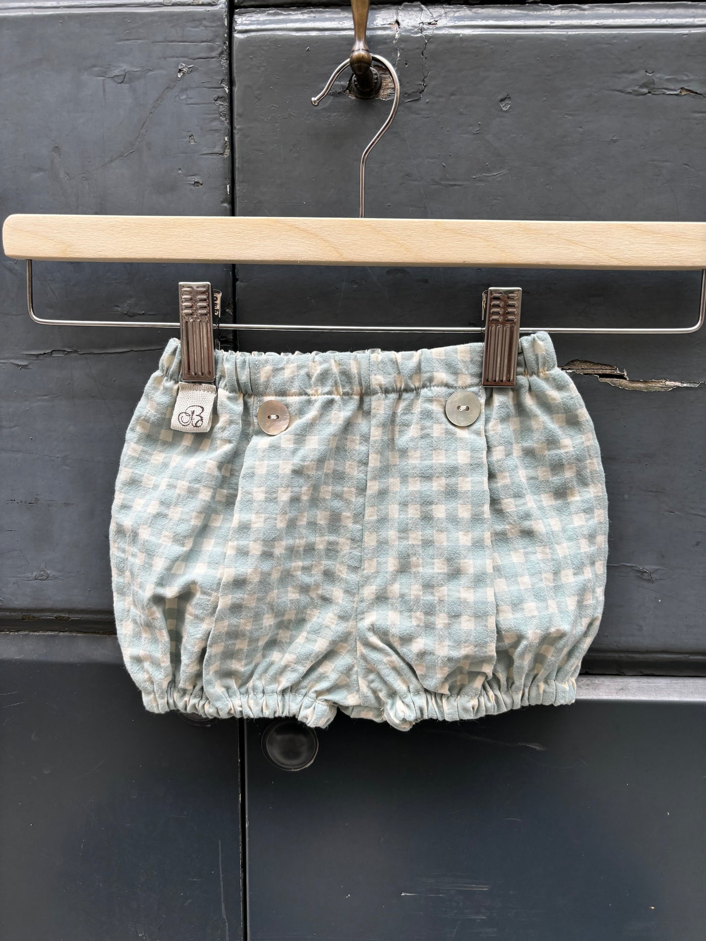 Bloomer PORTOFINO vichy verde acqua azul