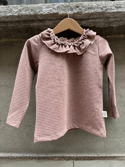 ELOISA righe prugna lurex