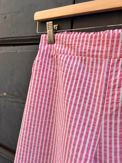 SUNI DONNA pantapalazzo Clo-cló fucsia con rouges
