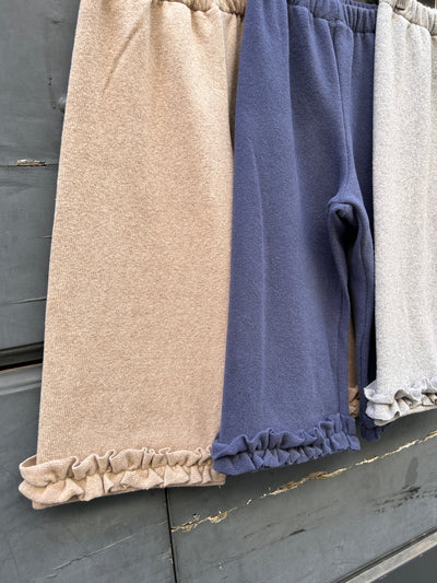 REBECCA Pantalone caldo cotone grigio rouge