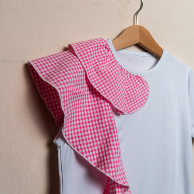 T-shirt PETALO fucsia