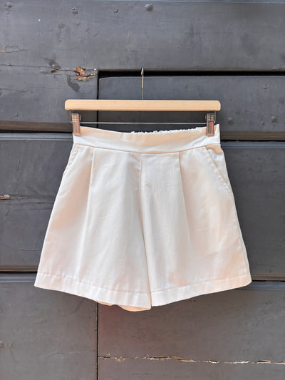 Bermuda ARIANNA DONNA drill cotone bianco
