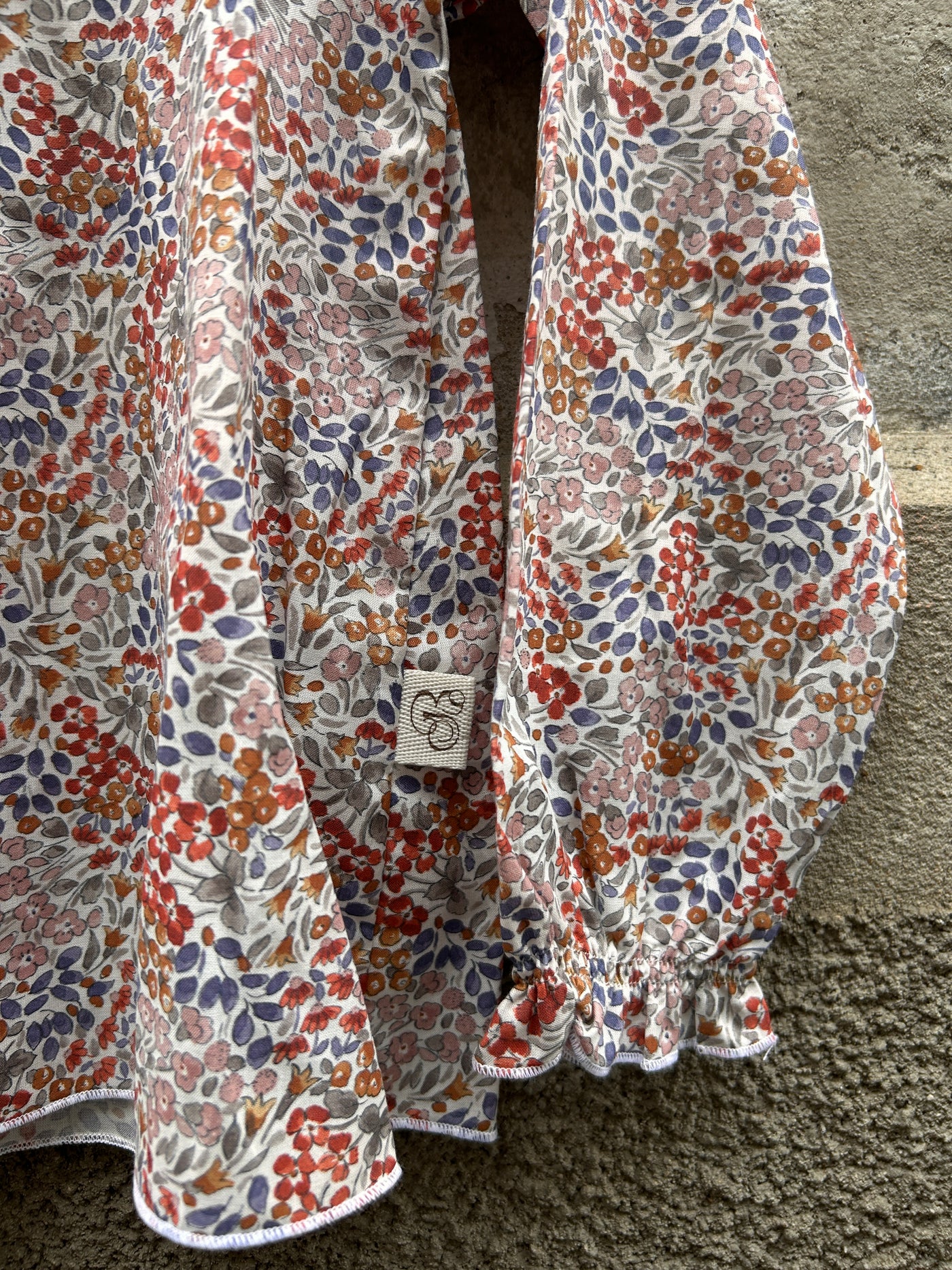 Camiciola MIKELA fiori coccio