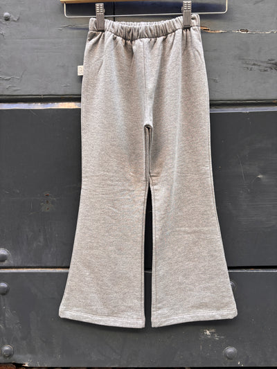 Pantalone ZOE zampetta in felpa grigia