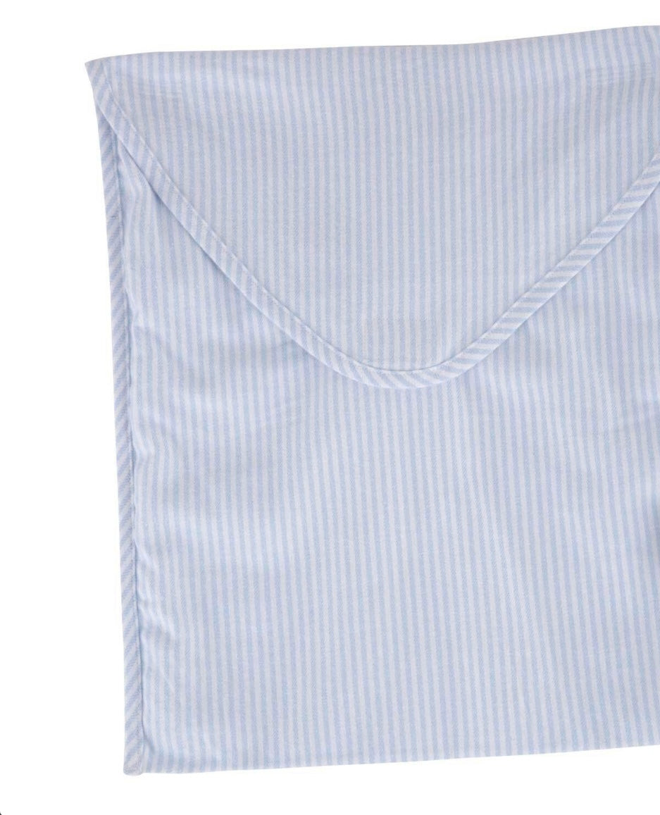 Pigiama BABY flanella bianco e celeste