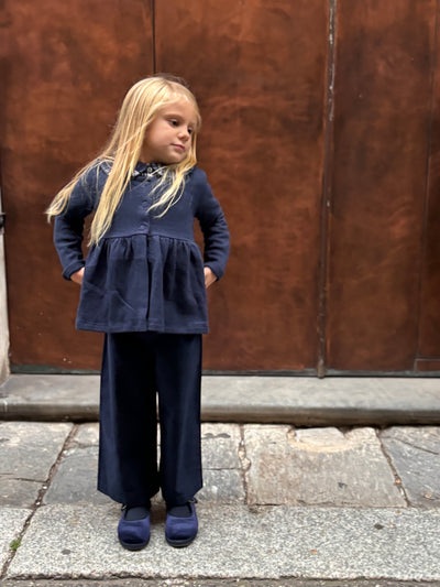 Giacchina ALICE caldo cotone blu