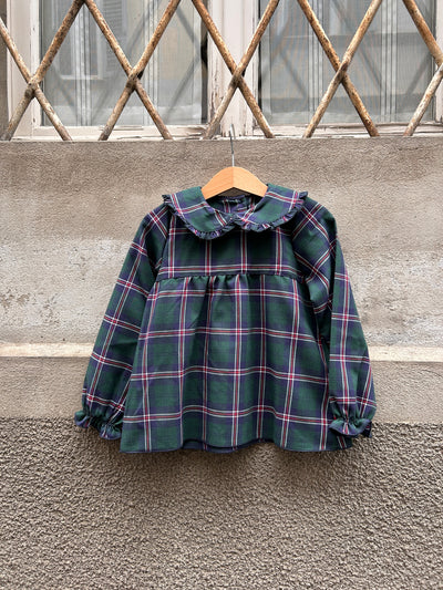 Camiciola MIKELA tartan blu
