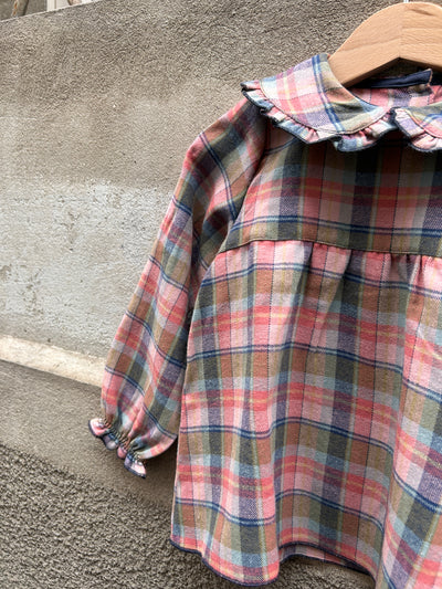 Camiciola MIKELA tartan rosa