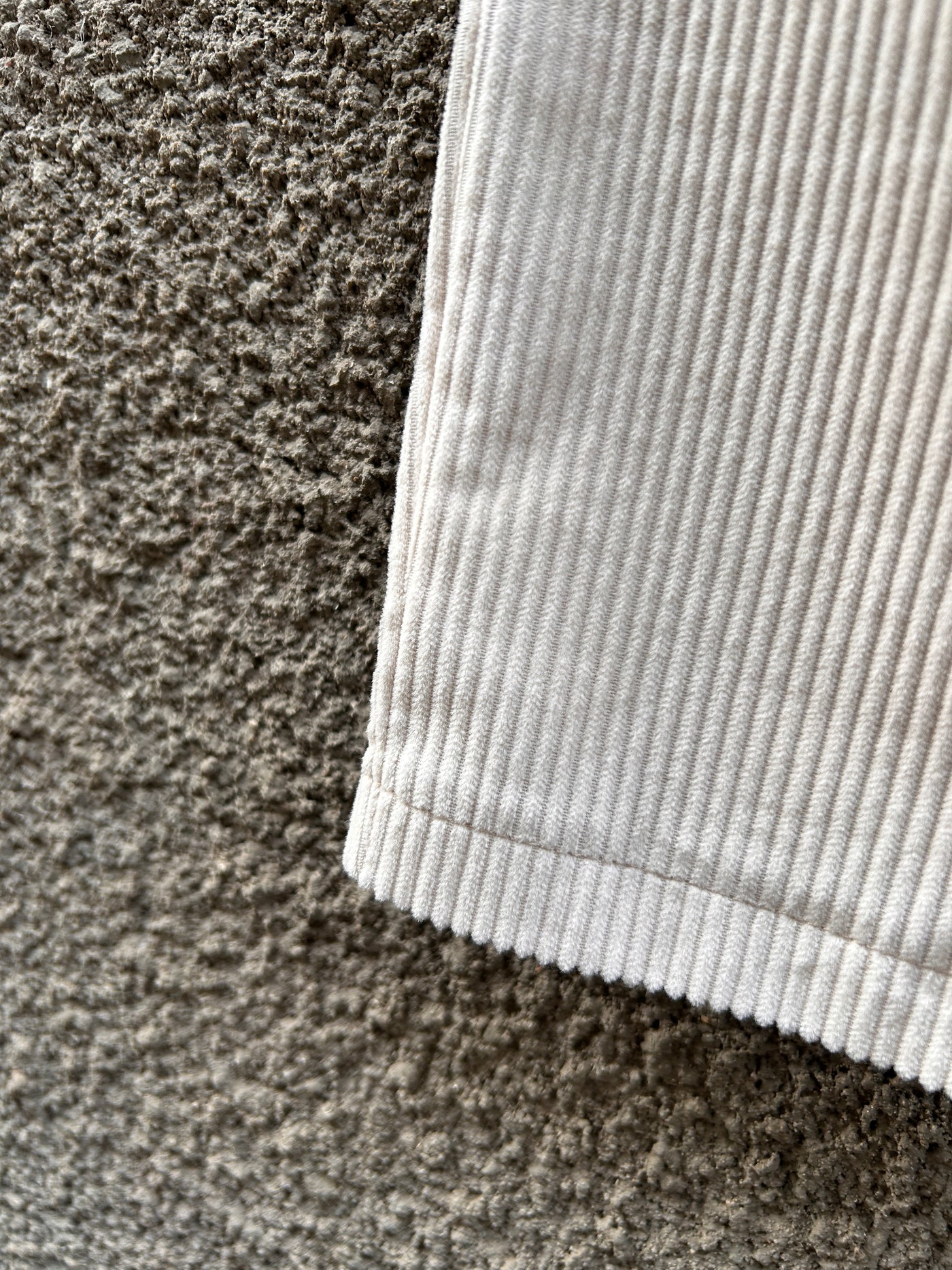 MILANO Pantalone velluto panna