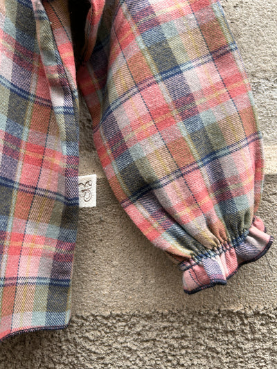 Camiciola MIKELA tartan rosa
