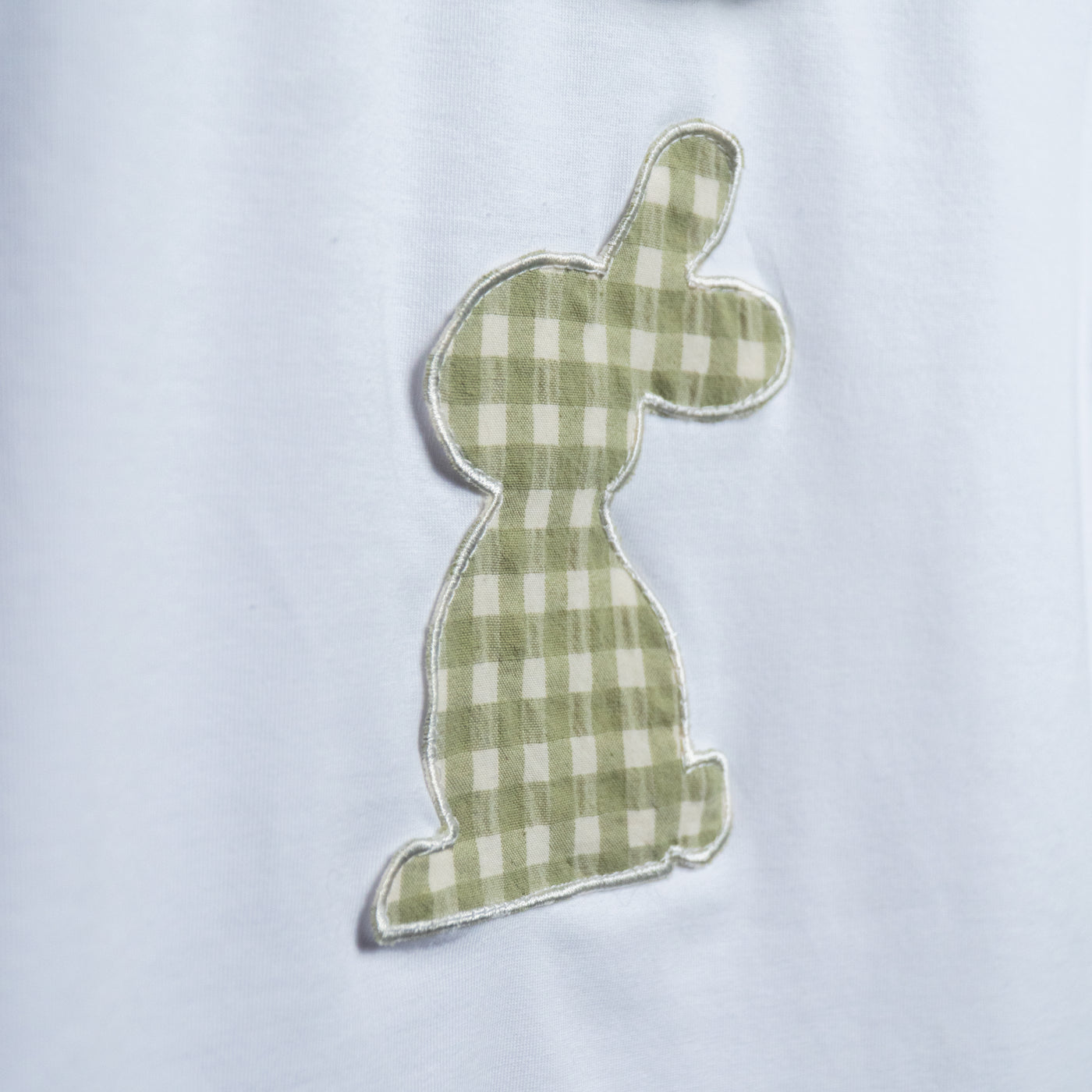 ELISA CONIGLIO t-shirt vichy verde the matcha