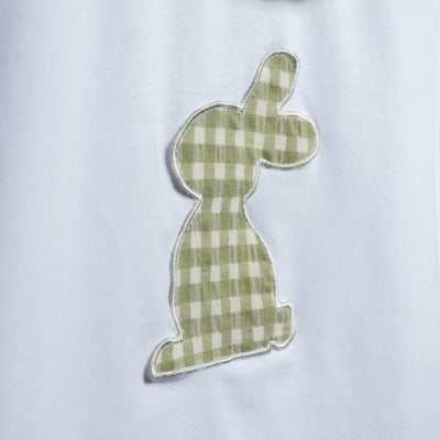 ELISA CONIGLIO t-shirt vichy verde the matcha