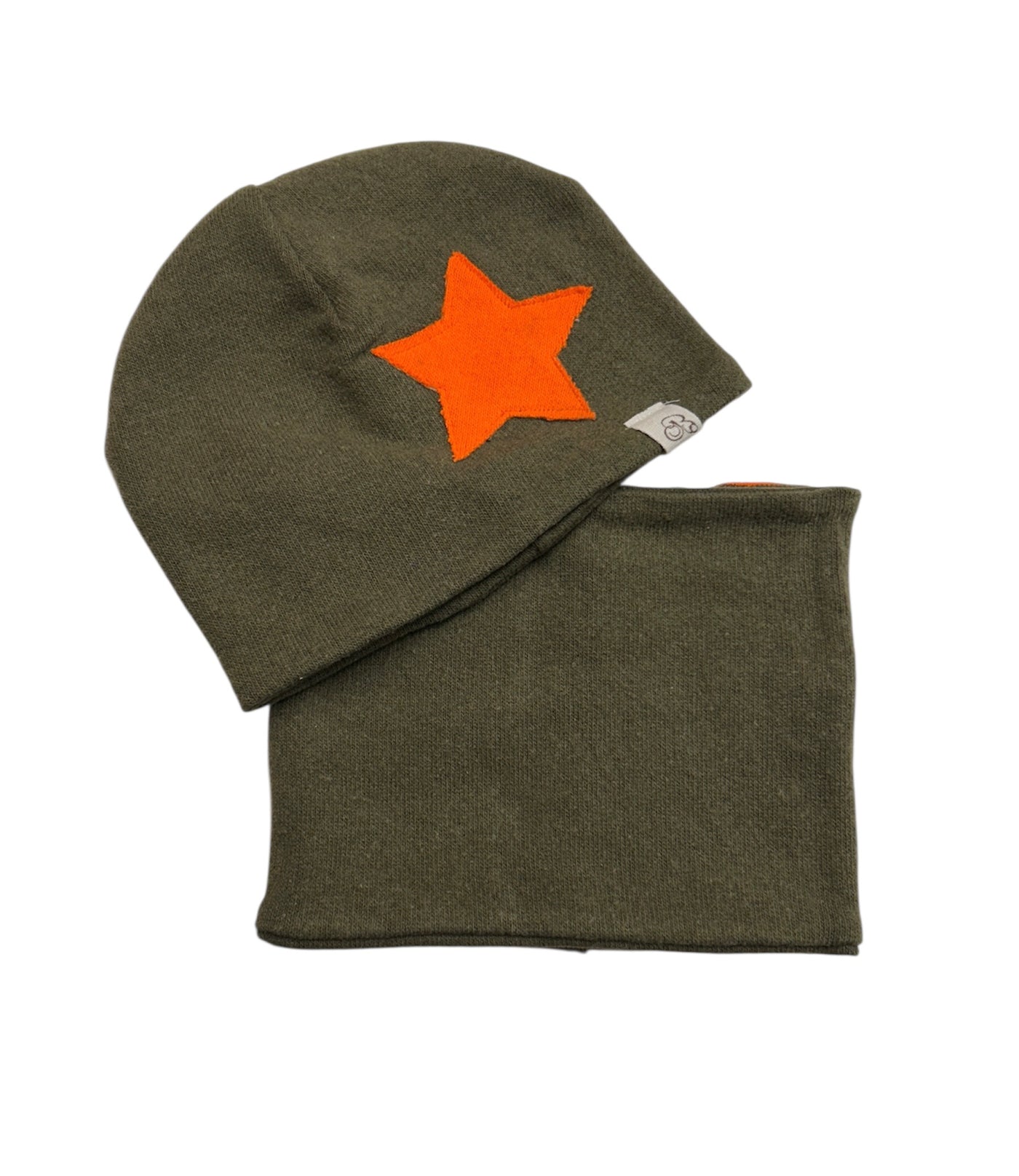 Cuffia e sciarpa caldo cotone Verdone