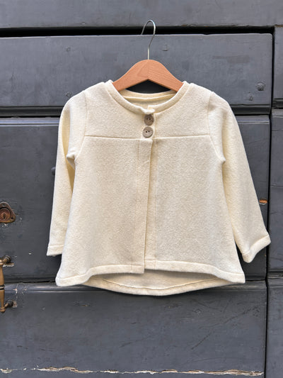 Giacchina GILDA in caldo cotone panna