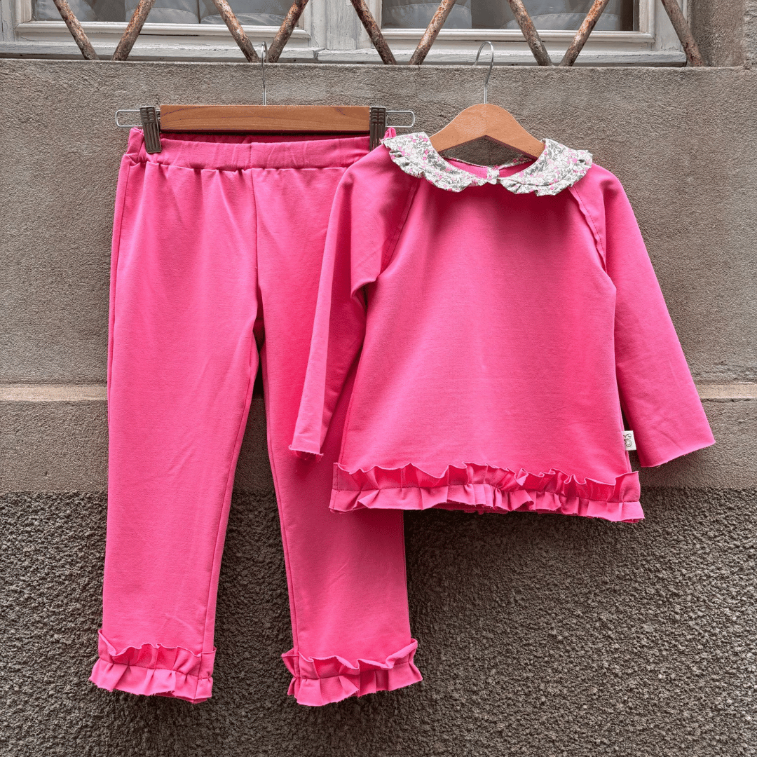 Completo tuta MILENA fucsia