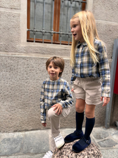 Camiciola TITTA PETALO tartan Comrie