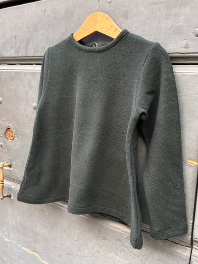 Felpa RUOTA caldo cotone verde