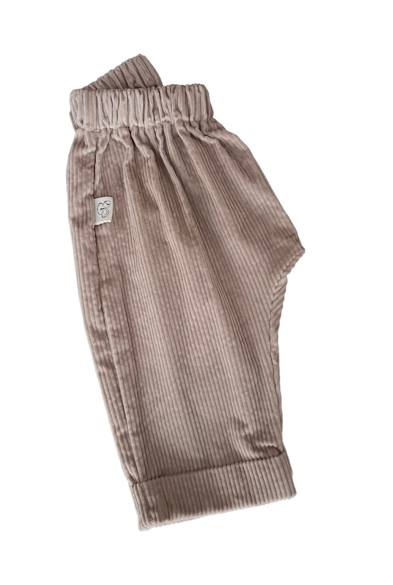 Baggy BERLINO cappuccino microriga velluto