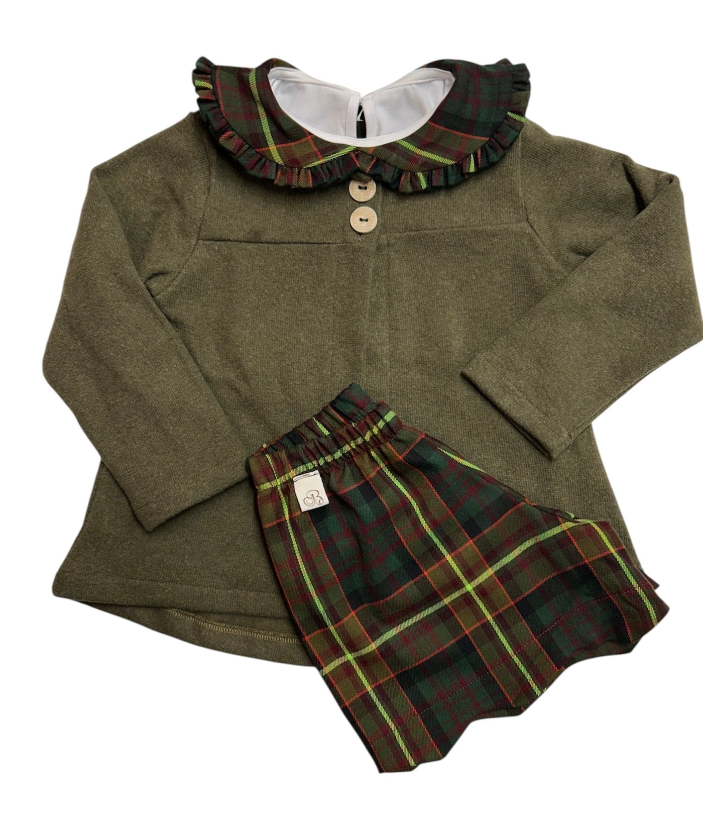 Giacchina GILDA in caldo cotone verdone