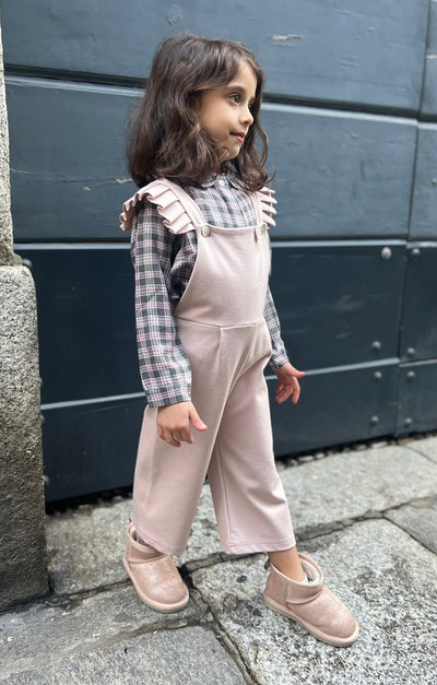 Tuta ELDA rosa punto milano