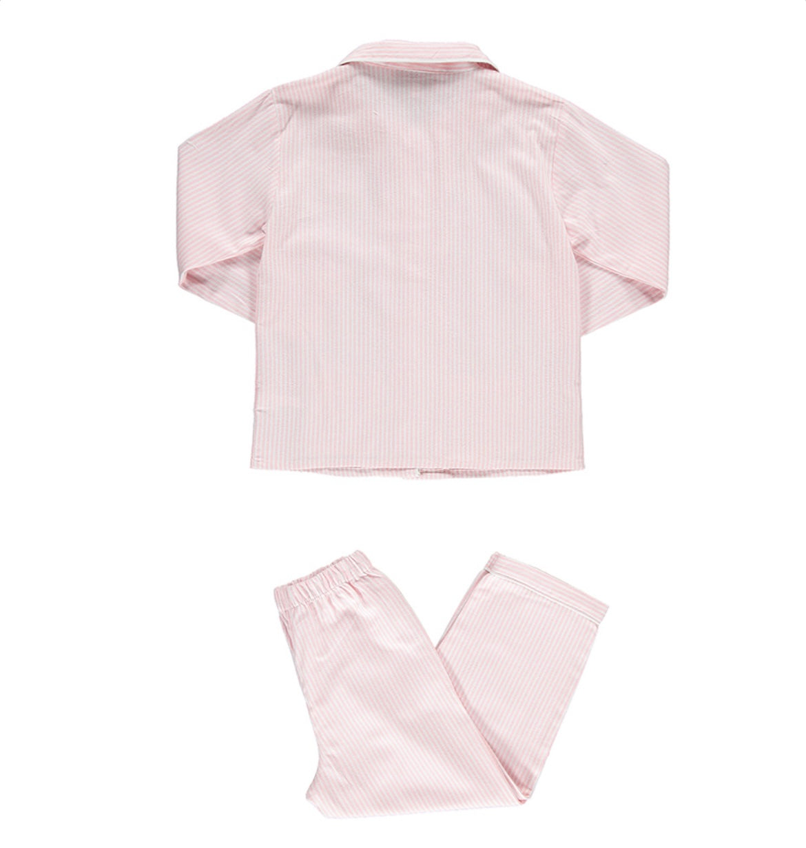 Pigiama JUNIOR flanella bianco e rosa
