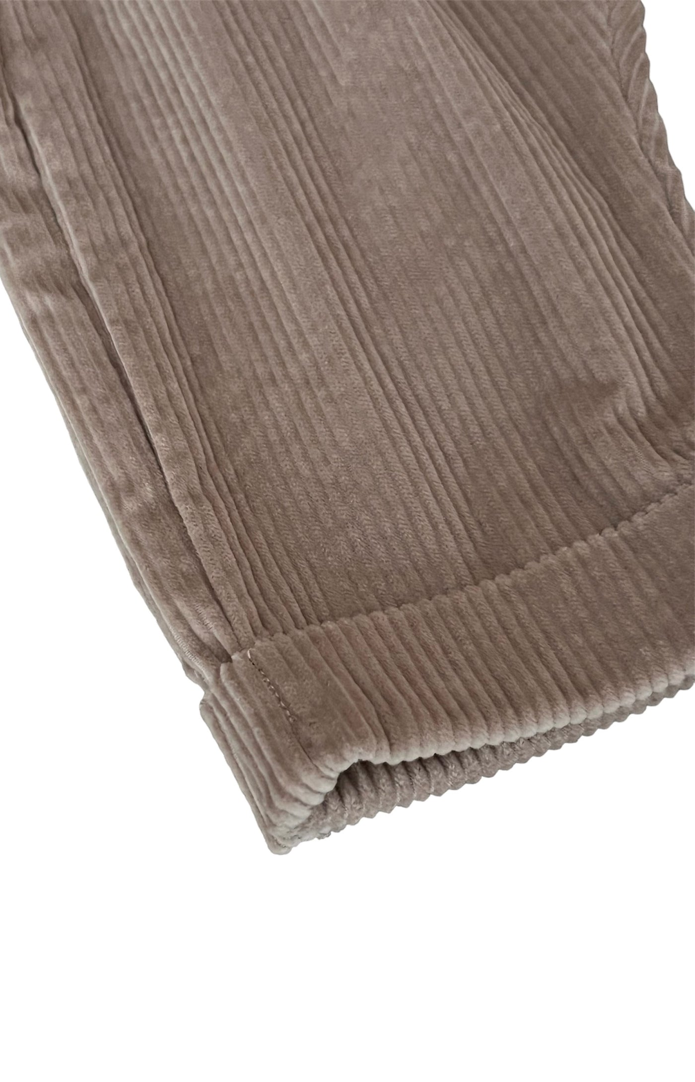 Baggy BERLINO cappuccino microriga velluto