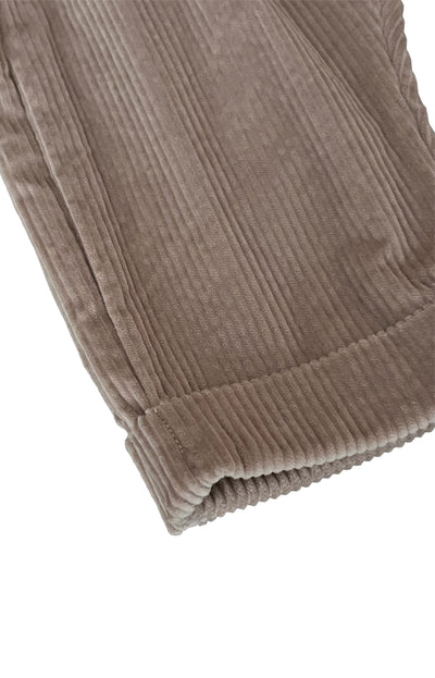 Baggy BERLINO cappuccino microriga velluto