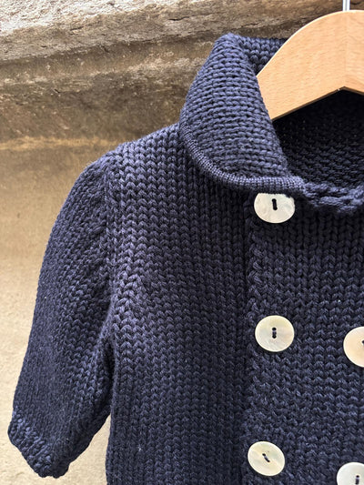 Giaccotto LANA MERINOS EXTRAFINE blu