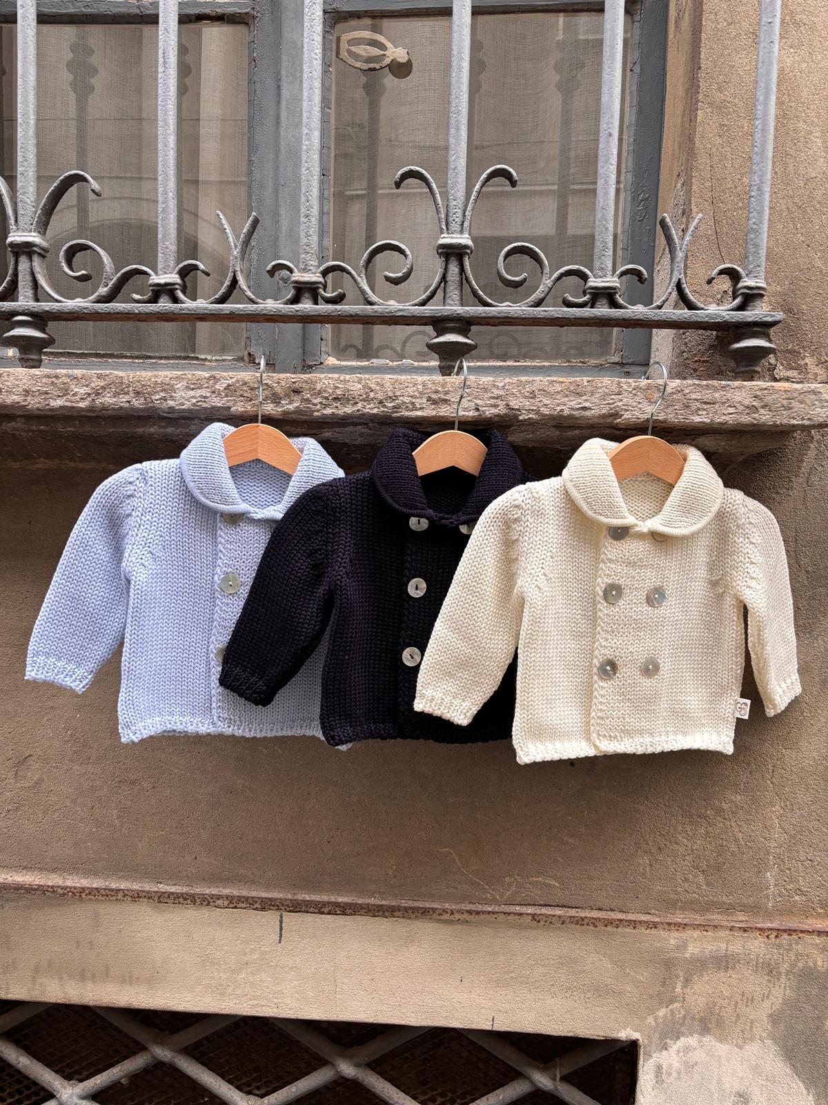 Giaccotto LANA MERINOS EXTRAFINE blu