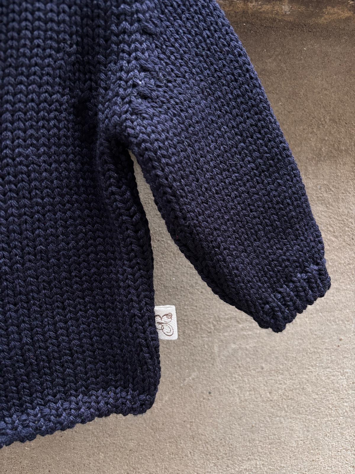 Giaccotto LANA MERINOS EXTRAFINE blu