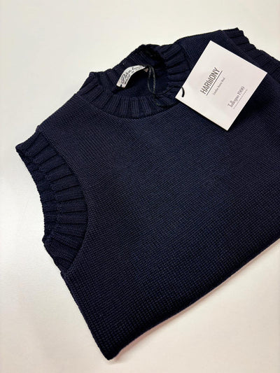 Gilet in pura lana merinos