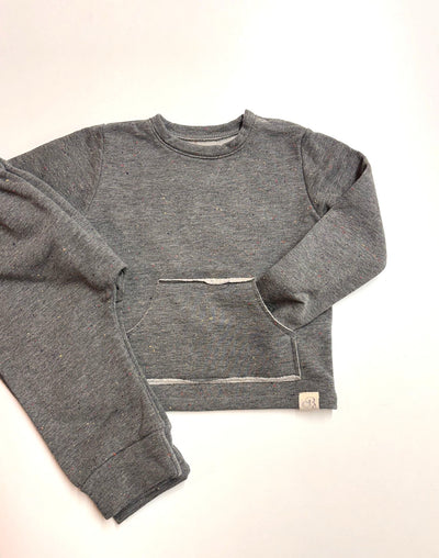 Completo LISBOA e BAGGY Grigio puntinato