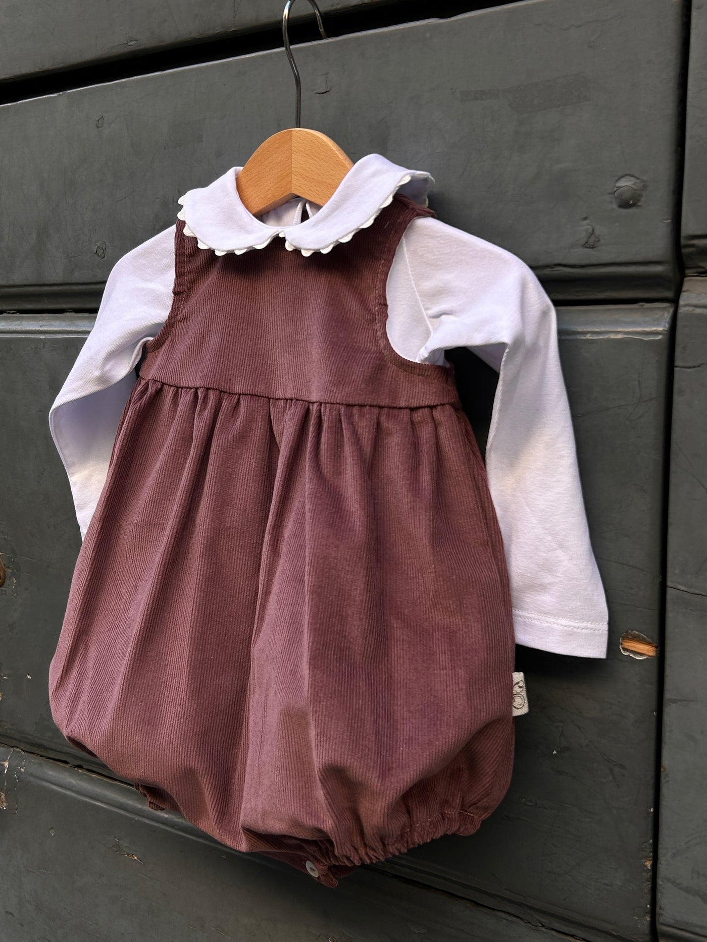 Pagliaccetto BON BON velluto prugna